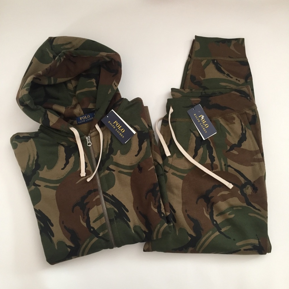 Polo Ralph Lauren Camo Fleece Sweatsuit Set